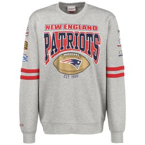 NFL New England Patriots All Over Print Fleece Crew Sweatshirt Herren, grau, zoom bei OUTFITTER Online