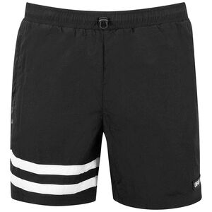 DMWU Crushed Shorts Herren, schwarz / weiß, zoom bei OUTFITTER Online