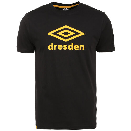 SG Dynamo Dresden Icon II Logo T-Shirt Herren, schwarz / gelb, zoom bei OUTFITTER Online