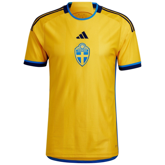 Schweden Trikot Home WM 2022 Herren, gelb / blau, zoom bei OUTFITTER Online