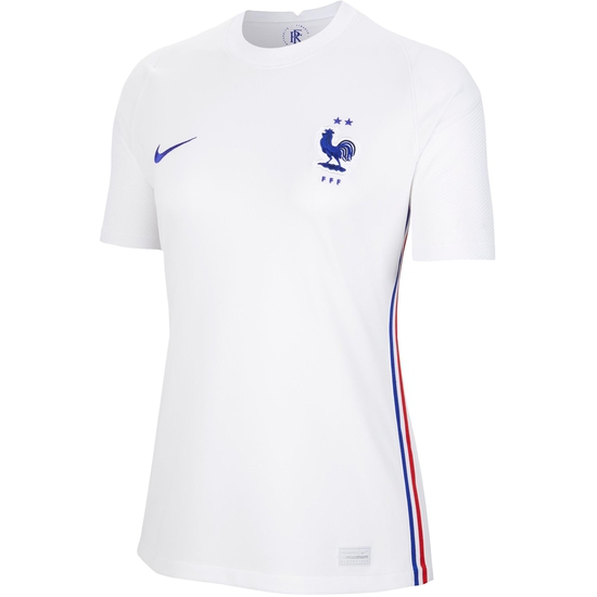 Frankreich Trikot Away Stadium EM 2021 Damen, weiß / dunkelblau, zoom bei OUTFITTER Online
