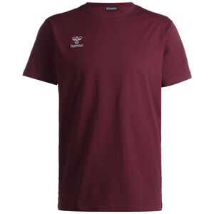 Grid Cotton T-Shirt Herren, bordeaux, zoom bei OUTFITTER Online
