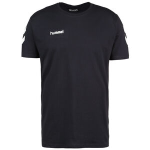 Logo Cotton T-Shirt Herren, dunkelblau / weiß, zoom bei OUTFITTER Online