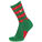 Elite Xmas Socken Herren, grün / rot, zoom bei OUTFITTER Online