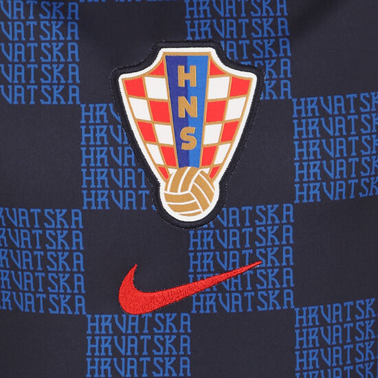 Kroatien Academy Pro Trainingshirt Kinder, dunkelblau / rot, zoom bei OUTFITTER Online
