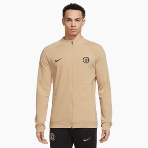 FC Chelsea Academy Pro Anthem Trainingsjacke Herren, beige / schwarz, zoom bei OUTFITTER Online
