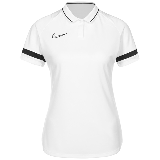 Academy 21 Dry Poloshirt Damen, weiß / schwarz, zoom bei OUTFITTER Online