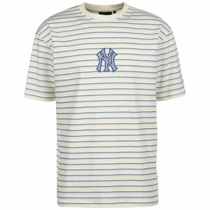 MLB New York Yankees Heritage Stripe Oversized T-Shirt Herren, creme / blau, zoom bei OUTFITTER Online