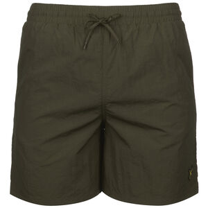 Plain Swim Shorts Herren, dunkelgrün, zoom bei OUTFITTER Online