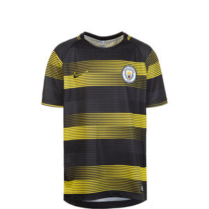 Manchester City Dry Squad GX Trainingsshirt Kinder, gelb / schwarz, zoom bei OUTFITTER Online