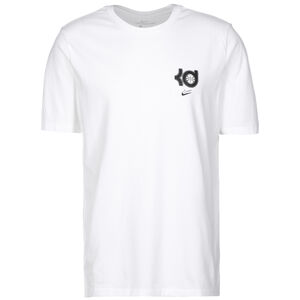 Kevin Durant Essential Logo T-Shirt Herren, weiß / schwarz, zoom bei OUTFITTER Online