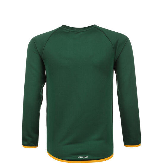 Big Logo Sweatshirt Kinder, grün / gelb, zoom bei OUTFITTER Online