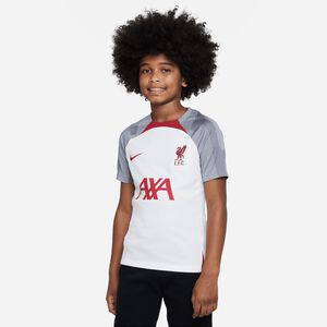 FC Liverpool Strike Trainingsshirt Kinder, weiß / grau, zoom bei OUTFITTER Online