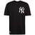 MLB New York Yankees Big Logo Oversized T-Shirt Herren, schwarz / weiß, zoom bei OUTFITTER Online