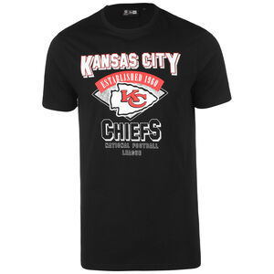 NFL Kansas City Chiefs Graphic T-Shirt Herren, schwarz / weiß, zoom bei OUTFITTER Online