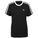 3-Streifen T-Shirt Damen, schwarz / weiß, zoom bei OUTFITTER Online