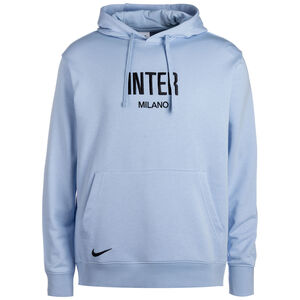 Inter Mailand Club Fleece Kapuzenpullover, hellblau / schwarz, zoom bei OUTFITTER Online