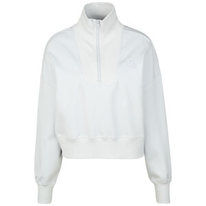 Infuse Half-Zip Sweatshirt Damen, grau / schwarz, zoom bei OUTFITTER Online