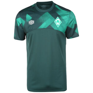 SV Werder Bremen Warm Up Trainingsshirt Herren, dunkelgrün / grün, zoom bei OUTFITTER Online