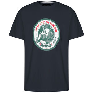 BIRRA AW22 T-Shirt Herren, dunkelblau / grün, zoom bei OUTFITTER Online