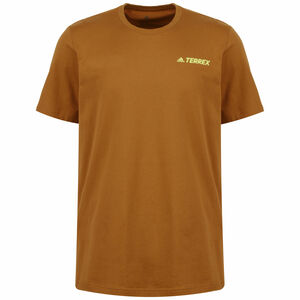 TERREX Mountain Graphic T-Shirt Herren, braun / gelb, zoom bei OUTFITTER Online