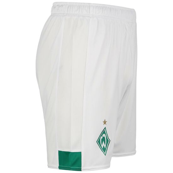 SV Werder Bremen Shorts Home 2021/2022 Herren, weiß / grün, zoom bei OUTFITTER Online