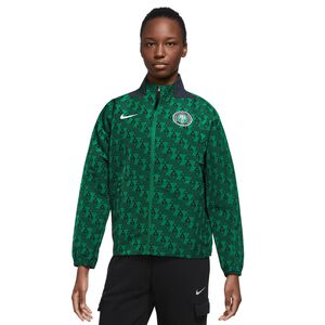 Nigeria Anthem Trainingsjacke Damen, dunkelgrün / schwarz, zoom bei OUTFITTER Online