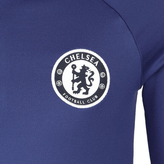 FC Chelsea Drill Longsleeve Herren, blau / weiß, zoom bei OUTFITTER Online