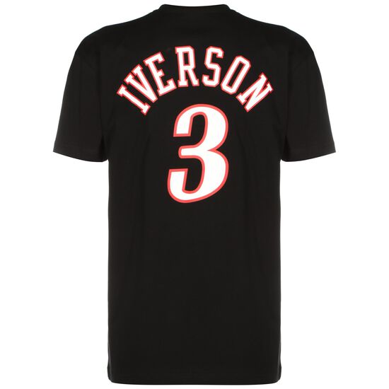 NBA Philadelphia 76ers Allen Iverson T-Shirt Herren, schwarz / bunt, zoom bei OUTFITTER Online