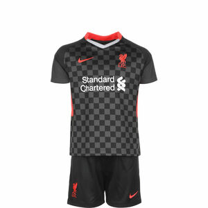 FC Liverpool Minikit 3rd 2020/2021 Kinder, anthrazit / rot, zoom bei OUTFITTER Online