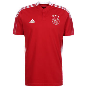 Ajax Amsterdam Poloshirt Herren, rot / weiß, zoom bei OUTFITTER Online