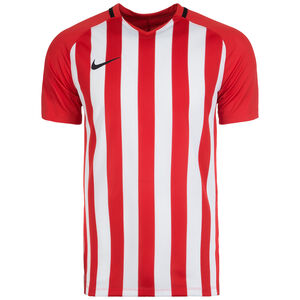 Striped Division III Fußballtrikot Herren, rot / weiß, zoom bei OUTFITTER Online
