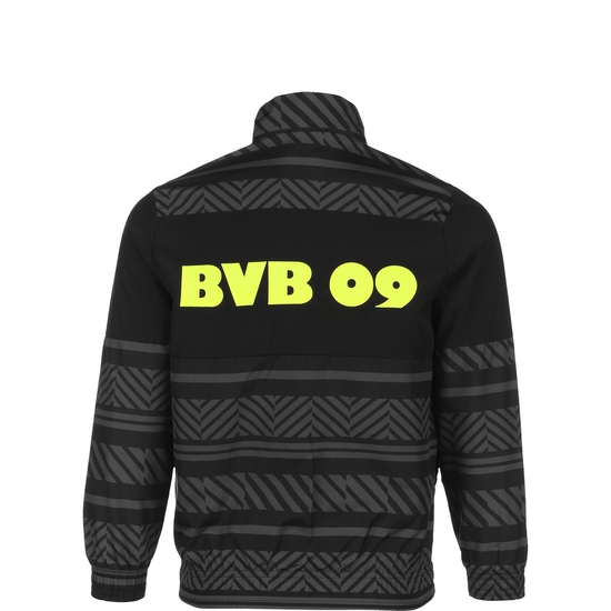 Borussia Dortmund Pre-Match Trainingsjacke Kinder, schwarz / gelb, zoom bei OUTFITTER Online