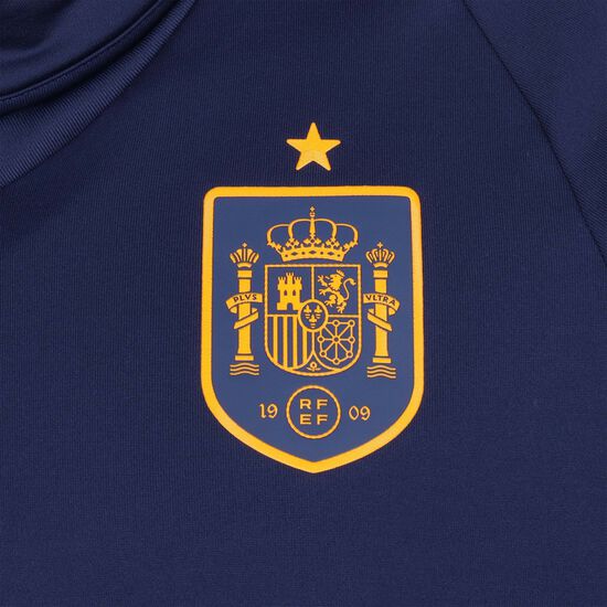 FEF Spanien Pro Warm-Up Trainingspullover WM 2022 Herren, dunkelblau / rot, zoom bei OUTFITTER Online
