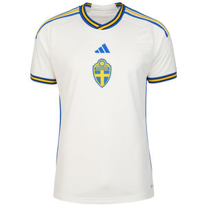 Schweden Trikot Away WM 2022 Herren, weiß / blau, zoom bei OUTFITTER Online