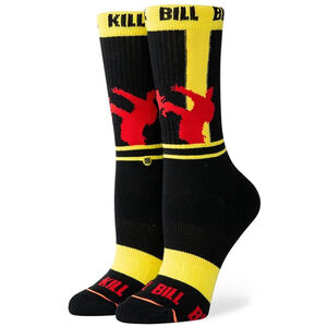 Kill Bill Silhouettes Socken Männer, gelb / schwarz, zoom bei OUTFITTER Online
