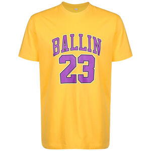 Ballin 23 T-Shirt Herren, gelb / lila, zoom bei OUTFITTER Online