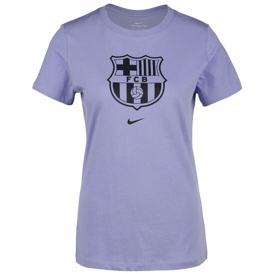 FC Barcelona Evergreen Crest T-Shirt Damen, flieder, zoom bei OUTFITTER Online