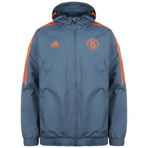 Manchester United Trainingsjacke Herren, blau / orange, zoom bei OUTFITTER Online