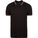 Double Stripe Poloshirt Herren, schwarz / weiß / rot, zoom bei OUTFITTER Online