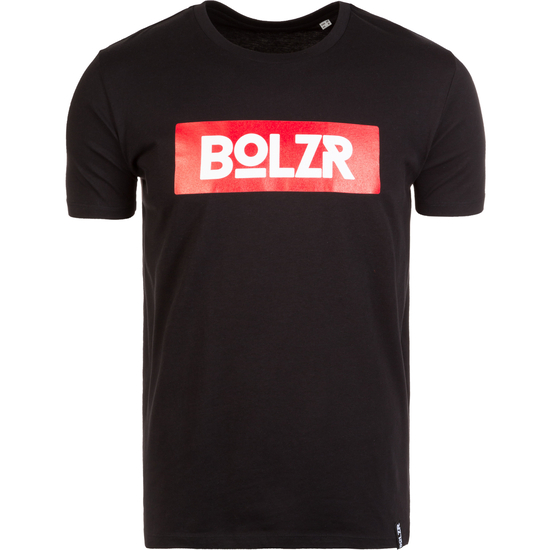 T-Shirt Herren, schwarz / rot / weiß, zoom bei OUTFITTER Online