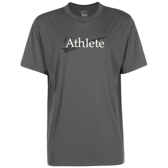 Athlete Trainingsshirt Herren, grau / weiß, zoom bei OUTFITTER Online