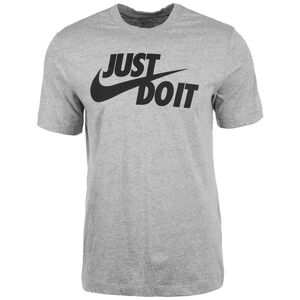 Just Do It Swoosh T-Shirt Herren, grau / schwarz, zoom bei OUTFITTER Online
