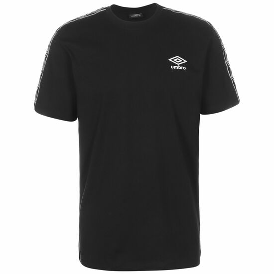 Active Style Taped Trainingsshirt Herren, schwarz / weiß, zoom bei OUTFITTER Online