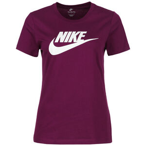 Icon Futura T-Shirt Damen, aubergine / weiß, zoom bei OUTFITTER Online