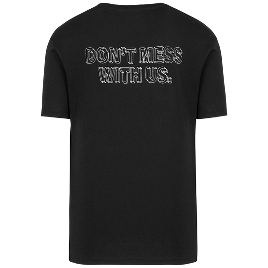 DMWU Typo T-Shirt Herren, schwarz / weiß, zoom bei OUTFITTER Online