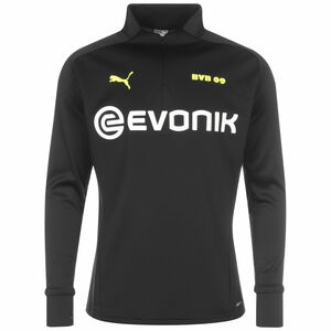 Borussia Dortmund Fleece Sweatshirt Herren, schwarz / weiß, zoom bei OUTFITTER Online