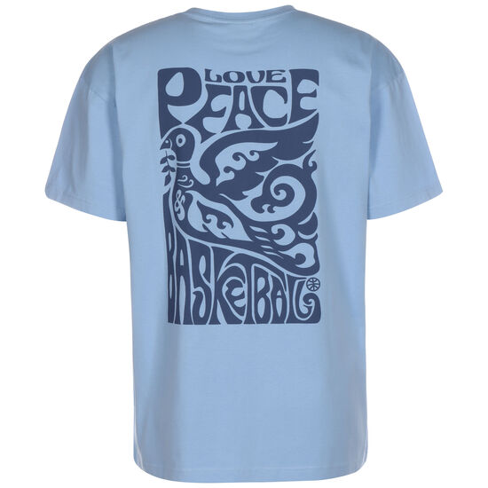 Love, Peace & Basketball T-Shirt Herren, blau, zoom bei OUTFITTER Online