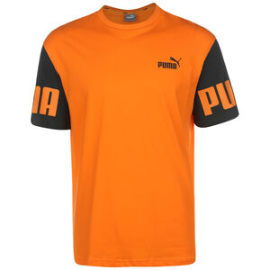 Power Colorblock T-Shirt Herren, orange, zoom bei OUTFITTER Online