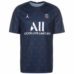 Paris St.-Germain Pre-Match Trainingsshirt Herren, dunkelblau / weiß, zoom bei OUTFITTER Online